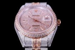 Rolex Replica Datejust 126300 41mm Full-Diamond Dial
