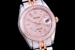 Super Clone Rolex Datejust 126300 41mm Full-Diamond Dial