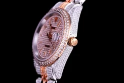 Best Fake Rolex Datejust 126300 41mm Full-Diamond Dial