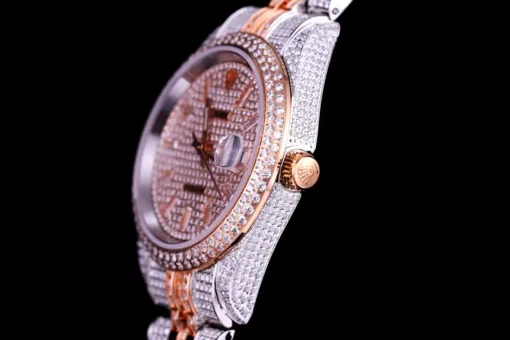 Best Fake Rolex Datejust 126300 41mm Full-Diamond Dial