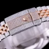 Rolex Clone Datejust 126300 41mm Full-Diamond Dial