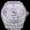 Rolex Replica Datejust 126300 41mm Full-Diamond Dial Arabic