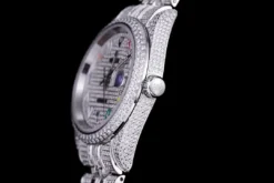 Best Fake Rolex Datejust 126300 41mm Full-Diamond Dial Arabic