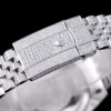 Rolex Clone Datejust 126300 41mm Full-Diamond Dial Arabic