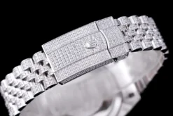 Rolex Clone Datejust 126300 41mm Full-Diamond Dial Arabic