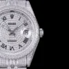 Fake Rolex Datejust 126300 41mm Full-Diamond Dial Roman
