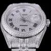 Rolex Replica Datejust 126300 41mm Full-Diamond Dial Roman