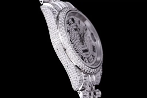 Best Replica Rolex Datejust 126300 41mm Full-Diamond Dial Roman