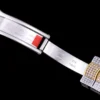 Replica Rolex Datejust 126300 41mm Full-Diamond White Baton Markers Bezel Focus