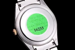 Rolex Clone Datejust 126300 41mm Roman Dial Full-Diamond Rainbow Bezel