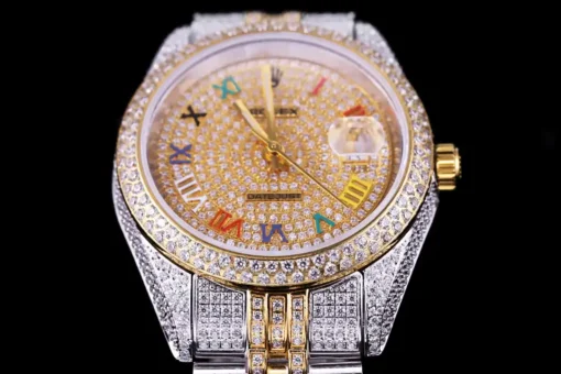 Rolex Replica Datejust 126300 41mm Roman Diamond Dial