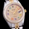 Super Clone Rolex Datejust 126300 41mm Roman Diamond Dial