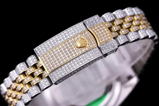 Rolex Clone Datejust 126300 41mm Roman Diamond Dial
