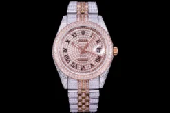 Rolex Super Clone Datejust 126300 Full-Diamond 41mm Dial