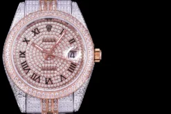Fake Rolex Datejust 126300 Full-Diamond 41mm Dial