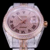 Rolex Replica Datejust 126300 Full-Diamond 41mm Dial