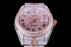 Rolex Replica Datejust 126300 Full-Diamond 41mm Dial