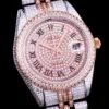 Super Clone Rolex Datejust 126300 Full-Diamond 41mm Dial