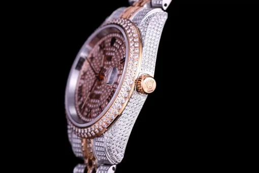 Best Fake Rolex Datejust 126300 Full-Diamond 41mm Dial