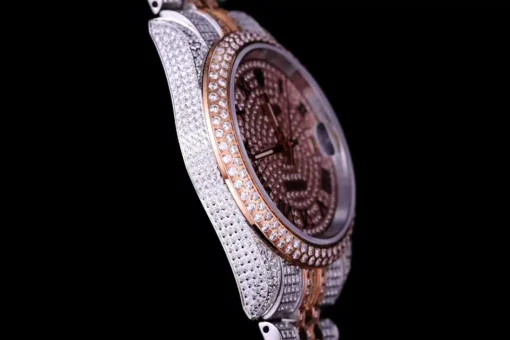 Best Replica Rolex Datejust 126300 Full-Diamond 41mm Dial
