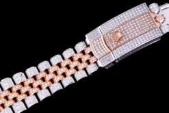 Rolex Clone Datejust 126300 Full-Diamond 41mm Dial