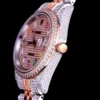 Best Fake Rolex Datejust 126300 Full-Diamond Arabic Dial 41mm