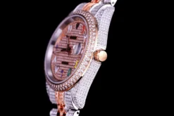 Best Fake Rolex Datejust 126300 Full-Diamond Arabic Dial 41mm