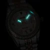 Rolex Clone Watches Datejust 126300 Full-Diamond Arabic Dial 41mm