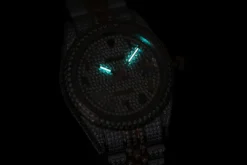 Rolex Clone Watches Datejust 126300 Full-Diamond Arabic Dial 41mm
