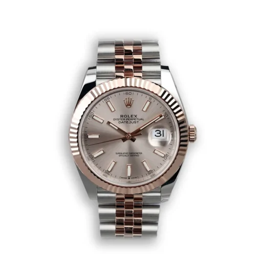 Clone Rolex Datejust 126331 41mm Rose Gold Dial