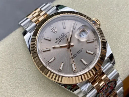 Fake Rolex Datejust 126331 41mm Rose Gold Dial