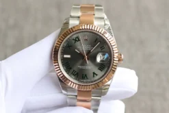 Rolex Super Clone Datejust 126331 41mm Slate Set Roman Dial