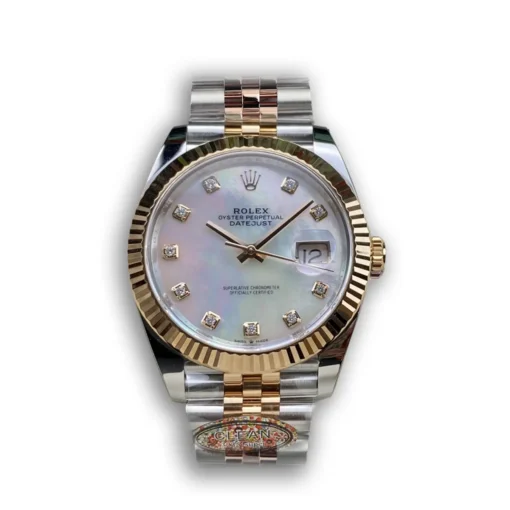 Clone Rolex Datejust 126333 41mm Mother of Pearl Dial