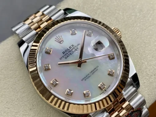 Fake Rolex Datejust 126333 41mm Mother of Pearl Dial