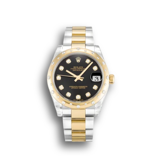Replica Rolex Datejust 178343 Mid-Size 31mm Black Dial
