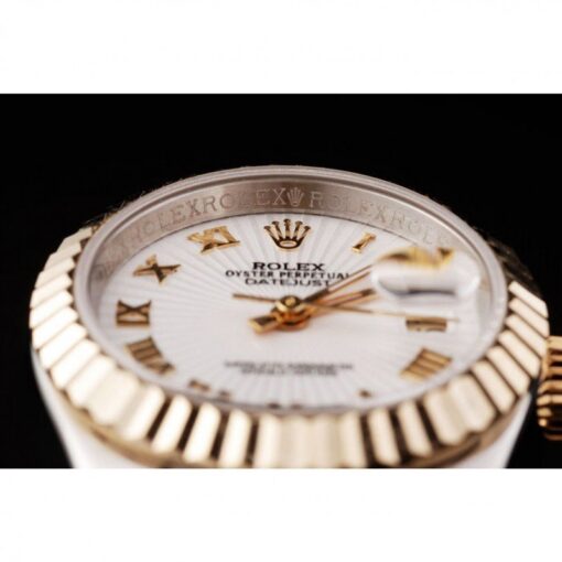 Rolex Clone Watches Datejust 26mm White Dial SRL104