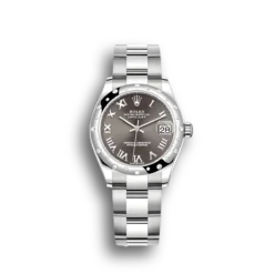 Replica Rolex Datejust 278344RBR 31mm Dark Grey Dial