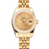 Replica Rolex Datejust 28mm Gold Dial 1454096
