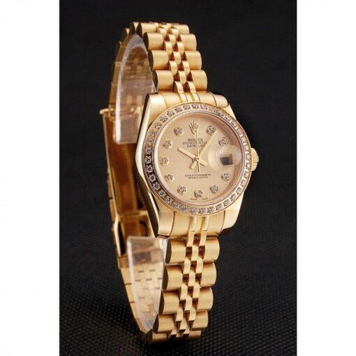 Fake Rolex Datejust 28mm Gold Dial 1454096