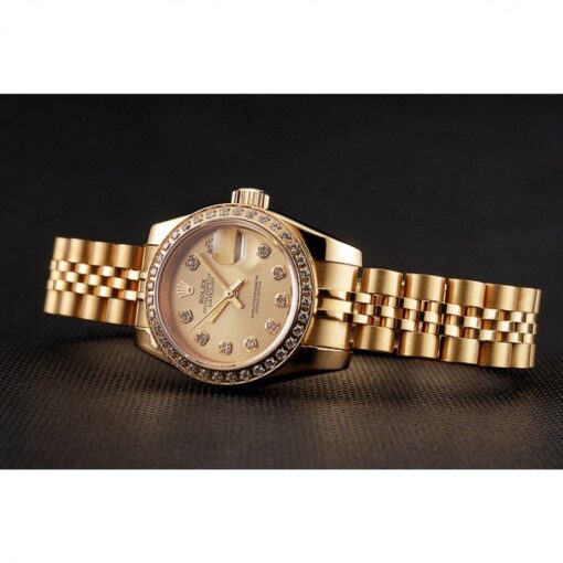 Rolex Replica Datejust 28mm Gold Dial 1454096