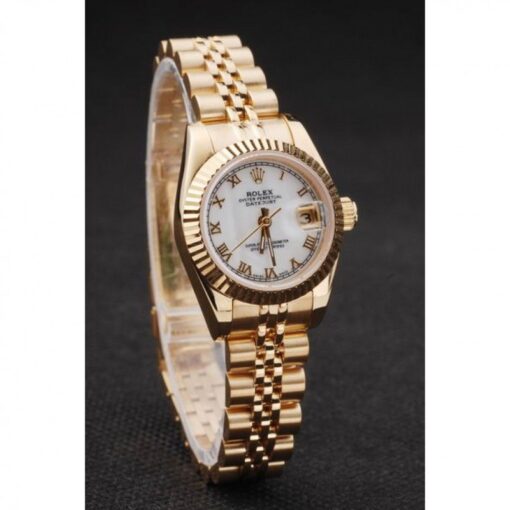 Fake Rolex Datejust 28mm White Dial SRL100