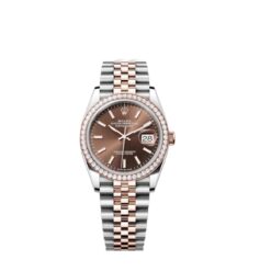 Replica Rolex Datejust 36 mm Chocolate Dial 126281RBR