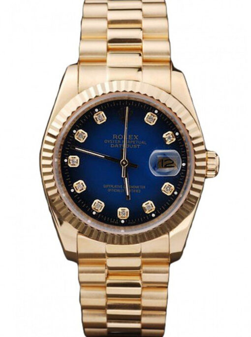 Replica Rolex Datejust 36mm Blue Dial SRL71