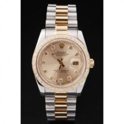 Rolex Super Clone Datejust 36mm Gold Dial SRL40
