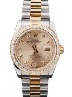 Replica Rolex Datejust 36mm Gold Dial SRL40