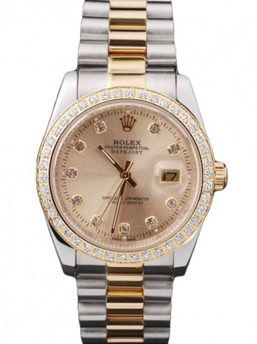 Replica Rolex Datejust 36mm Gold Dial SRL40
