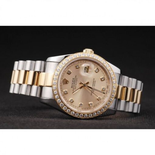 Rolex Clone Datejust 36mm Gold Dial SRL40