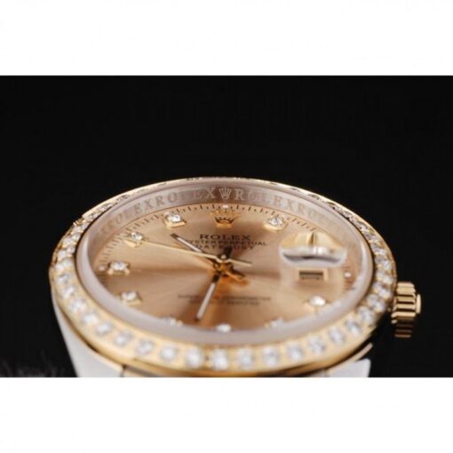 Rolex Clone Watches Datejust 36mm Gold Dial SRL40