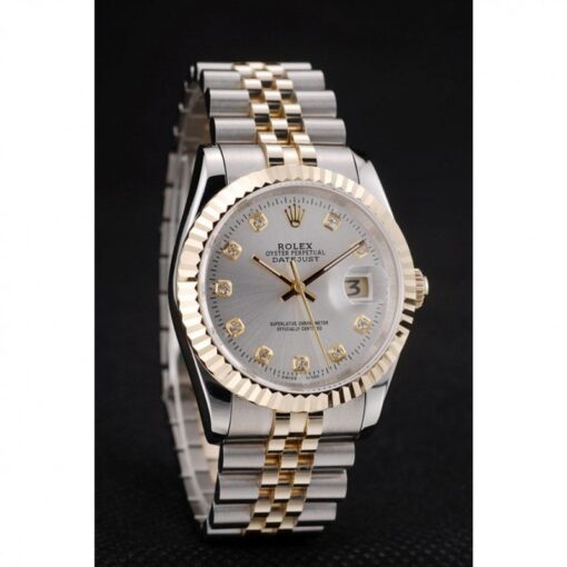 Best Fake Rolex Datejust 36mm White Dial SRL10