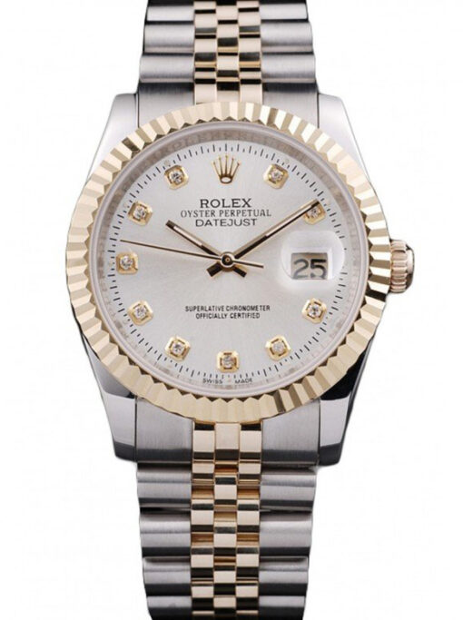 Replica Rolex Datejust 36mm White Dial SRL10